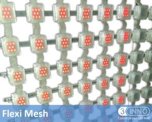 Flexible Soft Mesh Transparent LED Building Decorative Lighting