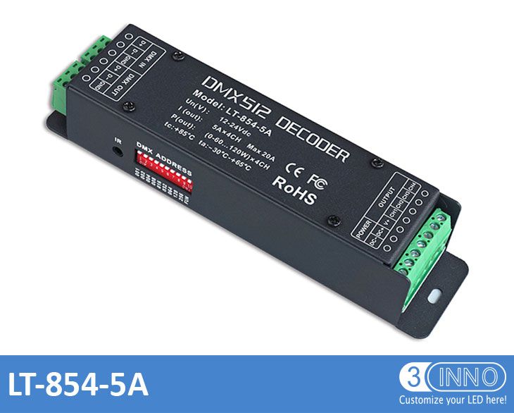 5A Constant Voltage DMX Decoder