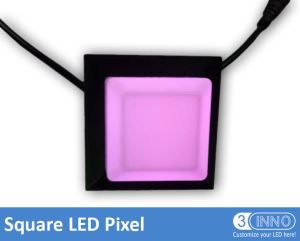 Square LED Pixel LED Aluminium Pixel DMX Square Pixel Indoor Pixel WS2811 RGB Pixel DMX Aluminium LED WS2811 DMX Pixel RGB Square LED Clubs Pixel Lighting Bars Pixel Lighting
