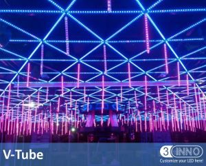 3D LED Tube DMX Clear Vertical Tube DMX Mirror Vertical Tube LED Fluorescent Tube LED Mirror DC24V Fluorescent Tube LED Snowfall Light RGB LED Tube LED Vertical Tube DMX Tube Lighting