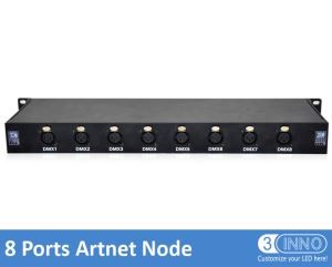 DMX Interface Madmapper Compatible Controller 8 Ports /Universes Artnet Controller LED Light Controller DMX Lighting Controller Artnet To DMX Node DMX Lighting Controllers Light Controller DMX DMX Software Controller DMX 512 Lighting Controller