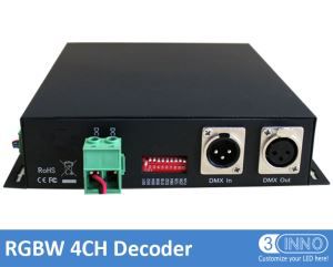 DMX LED Driver 4 Channels PWM Decoder RGBW Decoder LED Converter WS2801 Decoder RGB DMX Decoder 4 Channel DMX Decoder