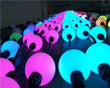 50mm 3D LED DMX Milky Ball Light